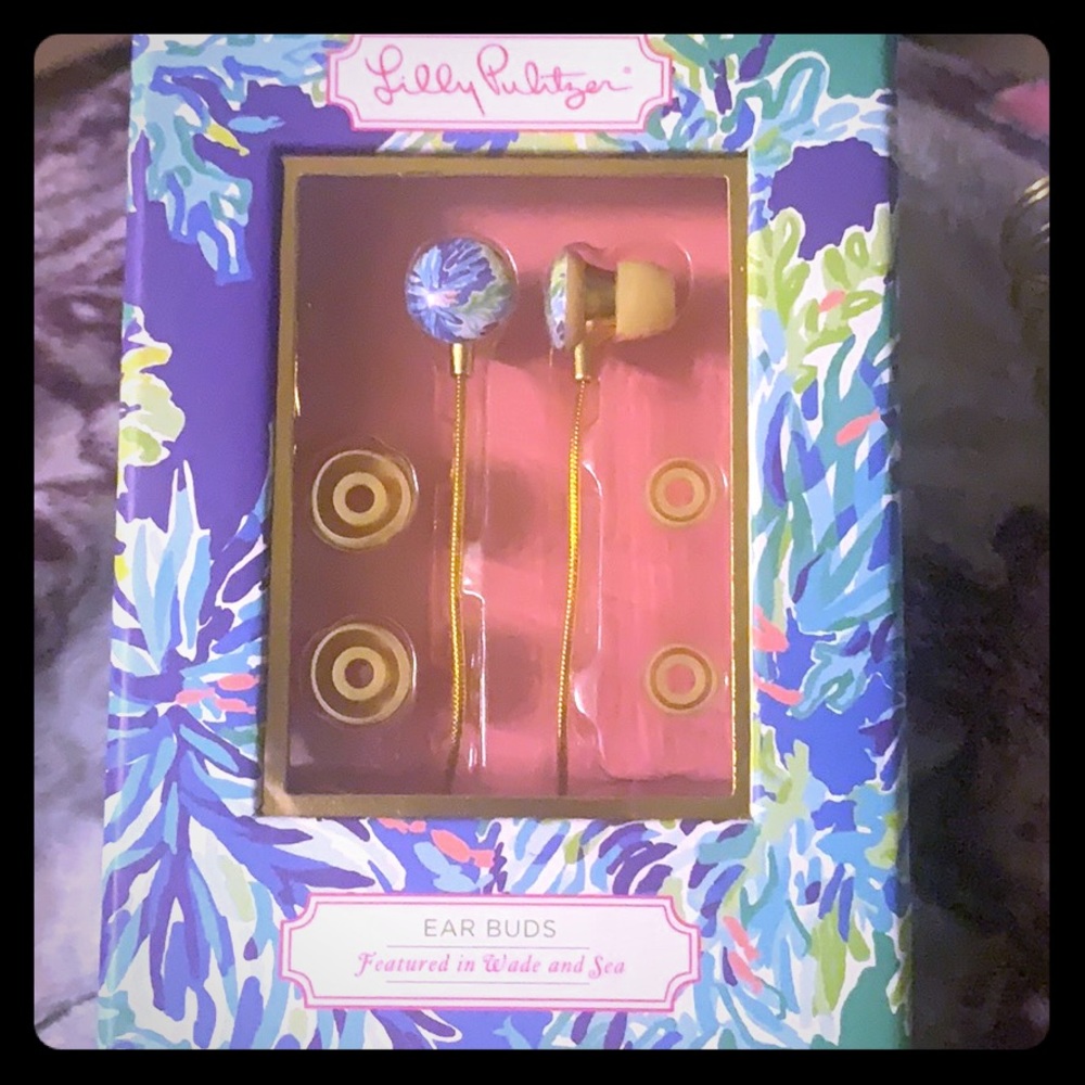 COPY - Lilly Pulitzer Ear Buds NIB